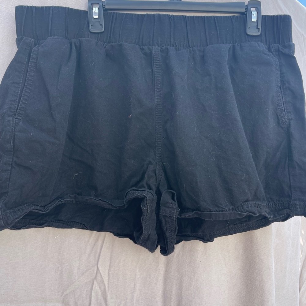 Torrid Black High Waist Shorts with Relaxed Fit